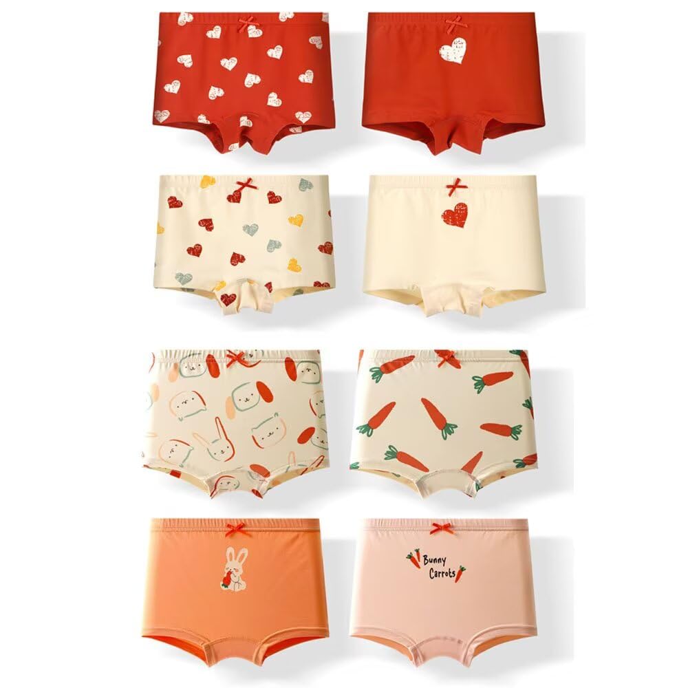 benetia Soft Cotton Girls Panties Boyshort Little Girls Briefs Underwear Toddler Undies