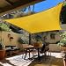 16'x20' Sun Shade Sail Rectangle Canopy Sail Shade for Patio Garden Outdoor Facility and Activities,Sand