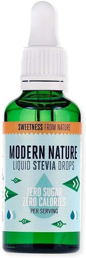 Liquid STEVIA Drops Sweetener 50ml - Liquid STEVIA Sweetener Drops - Zero Calories Zero Sugar - Stevia Leaf Sweetener - Keto - Diabetic - Vegan - Paleo