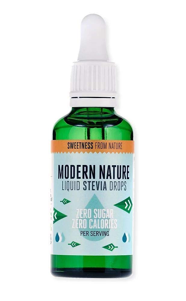 Liquid STEVIA Drops Sweetener 50ml - Liquid STEVIA Sweetener Drops - Zero Calories Zero Sugar - Stevia Leaf Sweetener - Keto - Diabetic - Vegan - Paleo