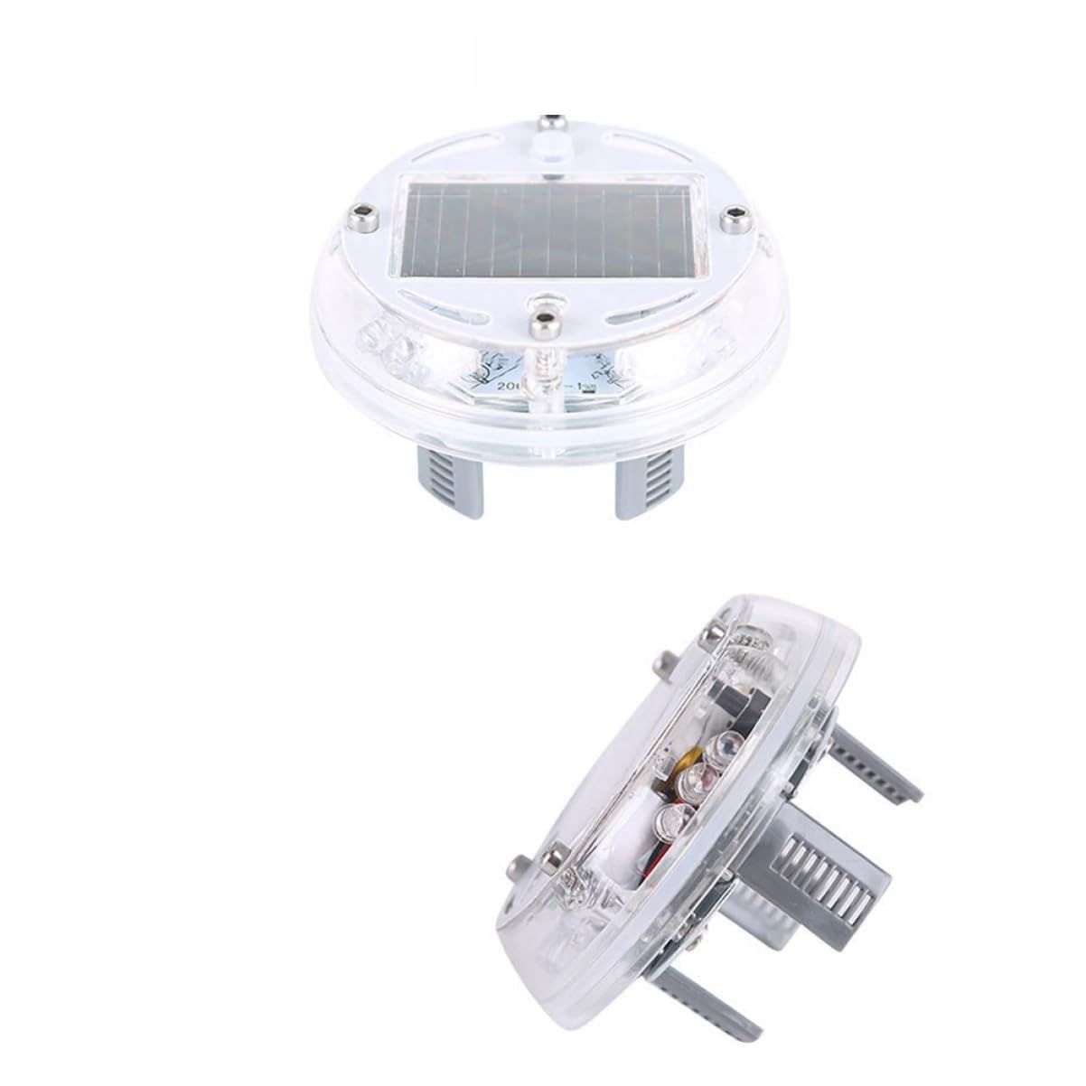 Luces de tapacubos solares led evitan accidentes en la oscuridad 8