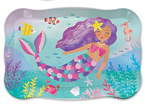 Jewelkeeper - Kinderspiel Zinn Teeservice & Tragetasche, Kindergeschirr Spielküche, 15-teilig - Regenbogen Meerjungfrau… – Bild 6