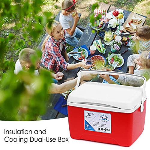 8L Cooler Box, Outdoor Rotomolded Cooler, Portable Cooler Box For Bbq, Camping, Pincnic, And Other Outdoor Activities #TOP3