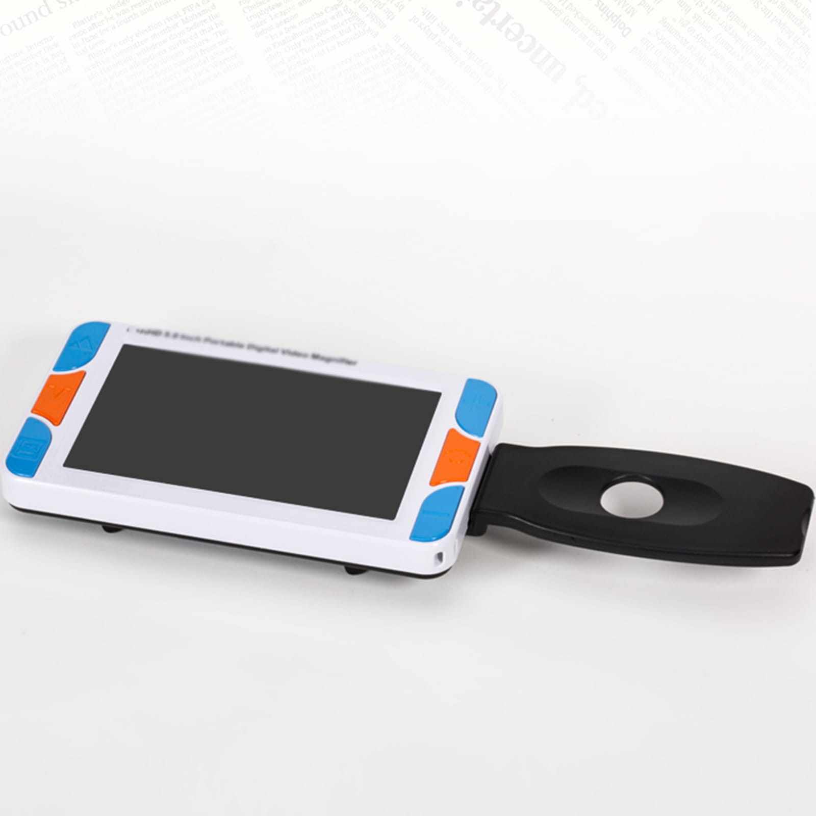Sjyclaviger With 5 Inch Display Screen And Voice Prompt Function, Portable Digital Magnifier, Reading Aid Lcd Display 4-48x, For Visually Impaired People 5IN