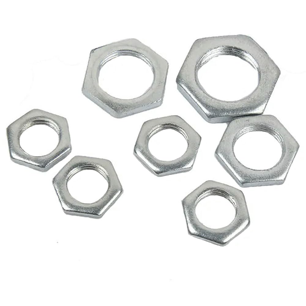 Dado Sottile In Acciaio Carbone Piccolo Dado Piatto Esagonale Dente Fine Dente,M14*1.5 * 3mm(10pcs)