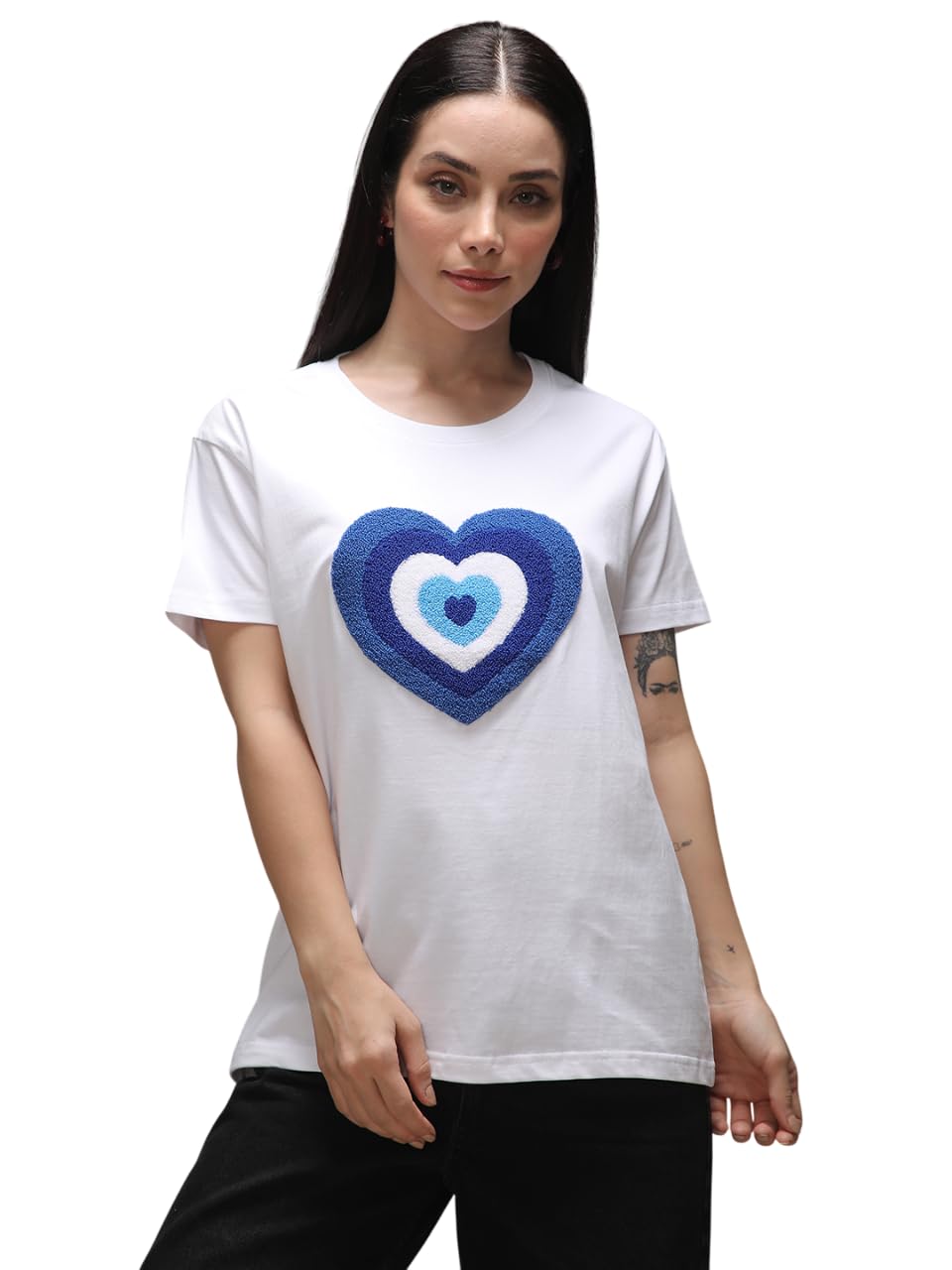 dillinger Womens Short Sleeve Boxy Regular Embroidery Tshirt-picture-20