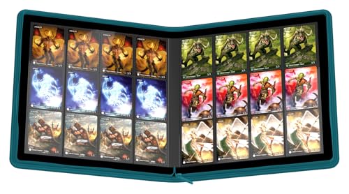 Image of Ultimate Guard Zipfolio 480 - 24 Pocket XenoSkin (Quadrow) Petrol