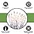 612 Vermont Clear 35 Count Christmas String Lights on White Wire Cord, UL Approved for Indoor Use Only, Total Length 7.5 Foot, Lighted Length 6.1 Foot