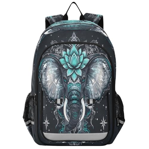 Sac à dos PC portable éléphant en toile résistante de qualité