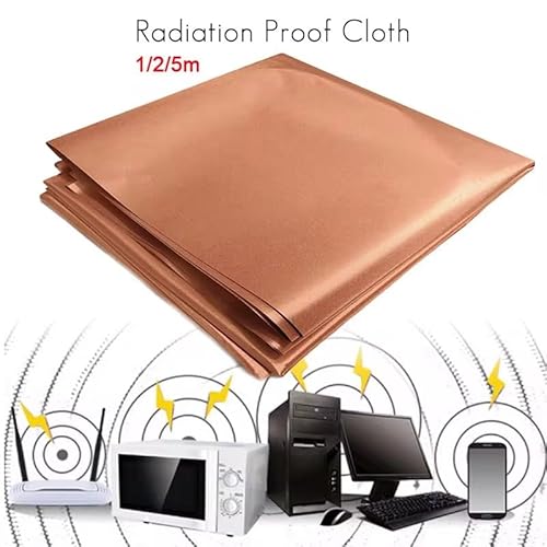 Penjury PURE COPPER FABRIC ANTI-RADIATION Emf/Emi Protection Material Blocking Rfid/Rf Shields Wifi Phone Signal Conductive Cloth thumb #1