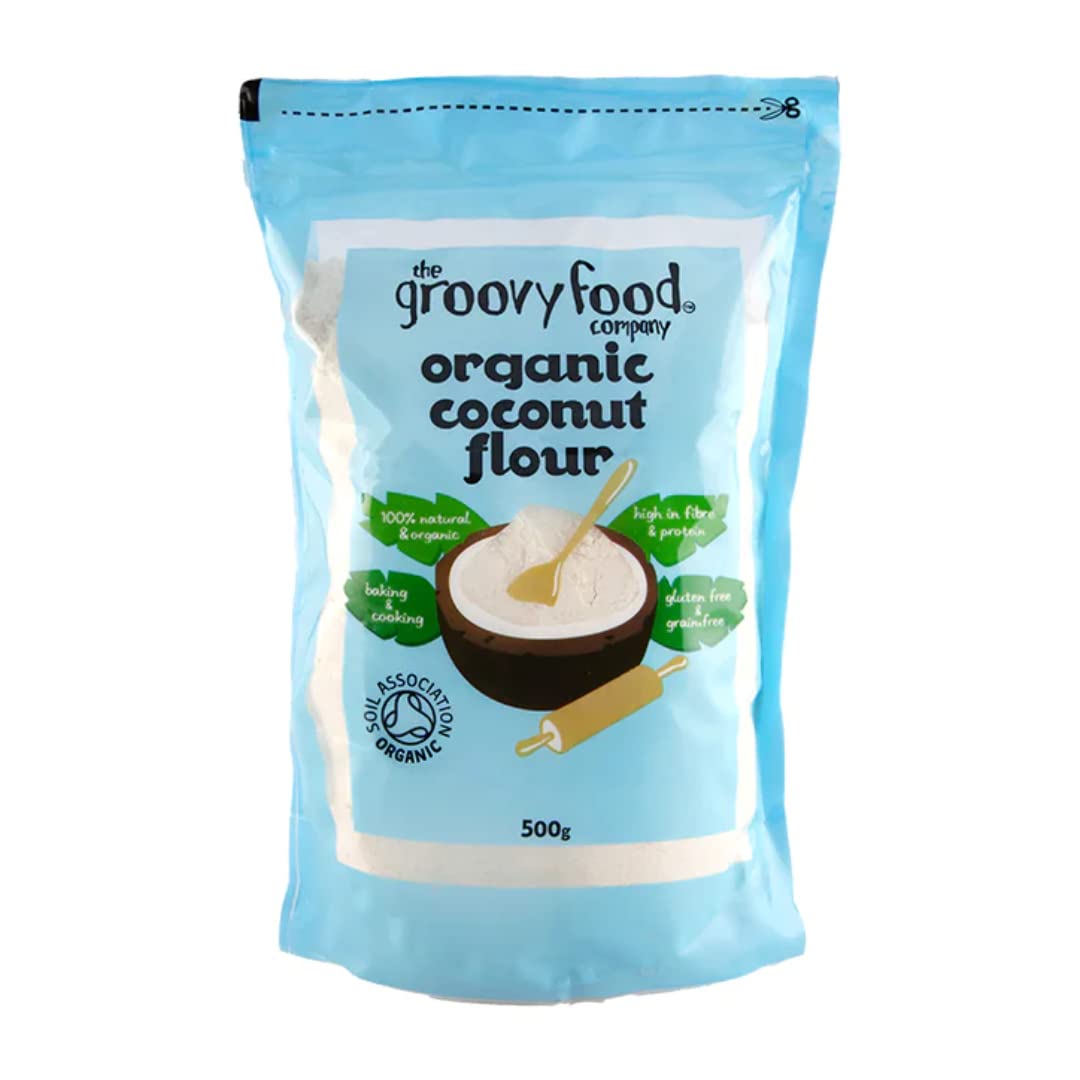 The Groovy Food Company Organic Coconut Flour 500g x 5 packs