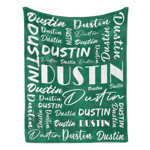 Name Blanket Personalized Name Blanket Customized Blanket with Name Text for Adult Kid Birthday Christmas Mothers Fathers Valentines Day Gift
