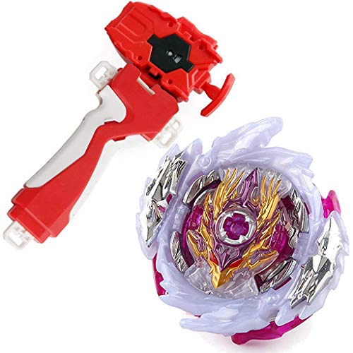 Buywin Bey Battle Evolution Blade Turbo B-168 Booster Super King Rage Longinus Ds'3A Starter Set Red String Launcher Grip Kits Batting Top Games & Accessories Bey Burst Gaming Top Spinning Toy