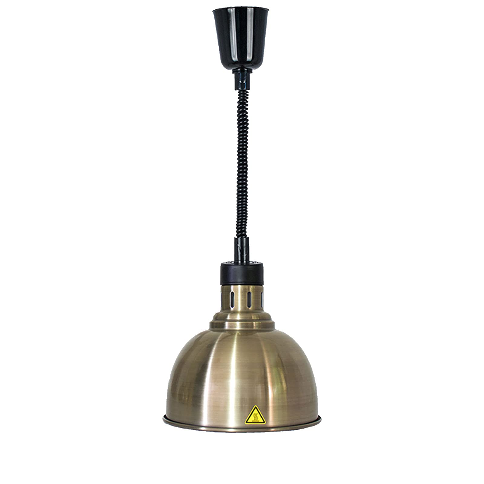 Handlowa lampa grzewcza do żywności, regulowana 60-180 cm wiszący podgrzewacz, 250 W do bufetów i gastronomii, idealna do podgrzewania żywności i oświetlenia