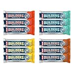 CLIF Builders - Variety Pack - Plant Based Protein Bars - Gluten Free - Non-GMO - Low Glycemic - 20g Protein (12 Count)