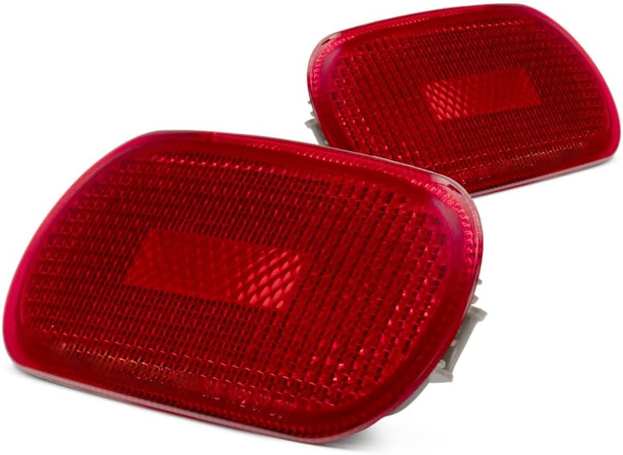 CarLights360 For 1998-2005 Volkswagen Beetle Pair Rear Side Marker Lights Driver and Passenger Side Unit | VW2860101 + VW2861101 | 1C0945073B + 1C0945074B