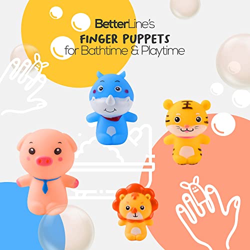 Animals And Unicorns Finger Puppets 20-Piece Set - Fun Toy Gift For Kids, Boys & Girls - Bath Puppets For Playtime, Children Birthday Party Favors, Cake Toppers, Pinata & Stocking Stuffers #TOP3