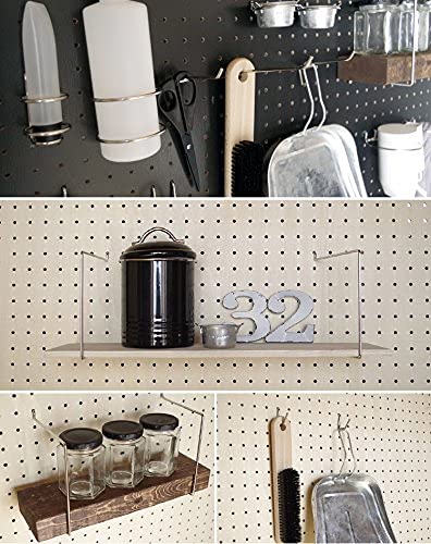 Amazon.co.jp: 有孔ボード L型フック、樹脂ロックピン付セット P2530