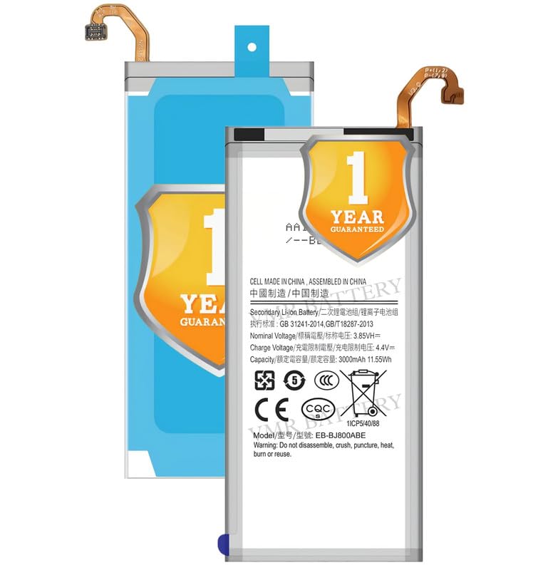 Image of Original EB-BJ800ABE Battery Compatible for Samsung Galaxy A6 (2018) SM-A600F | J6 (2018) SM-J600F | On6 (SM-J600GF) - (3000mAh) - 1 Year Warranty K7