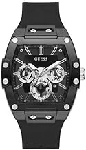 Guess US Black & Silver Multifunction Watch, One