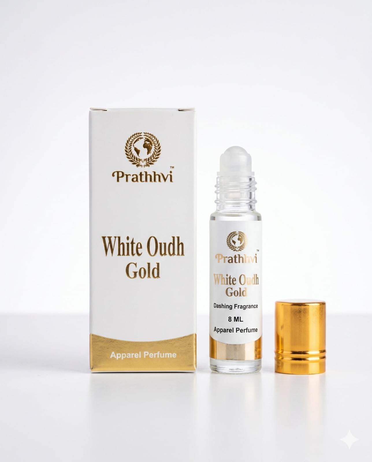 White Oudh Gold Attar Roll-On Perfume Oil - 8 ml | Alcohol Free | Long Lasting Rich Fragrance | Men & Women | Pocket Size Travel Friendly Roll On | Daily Wear-image-48