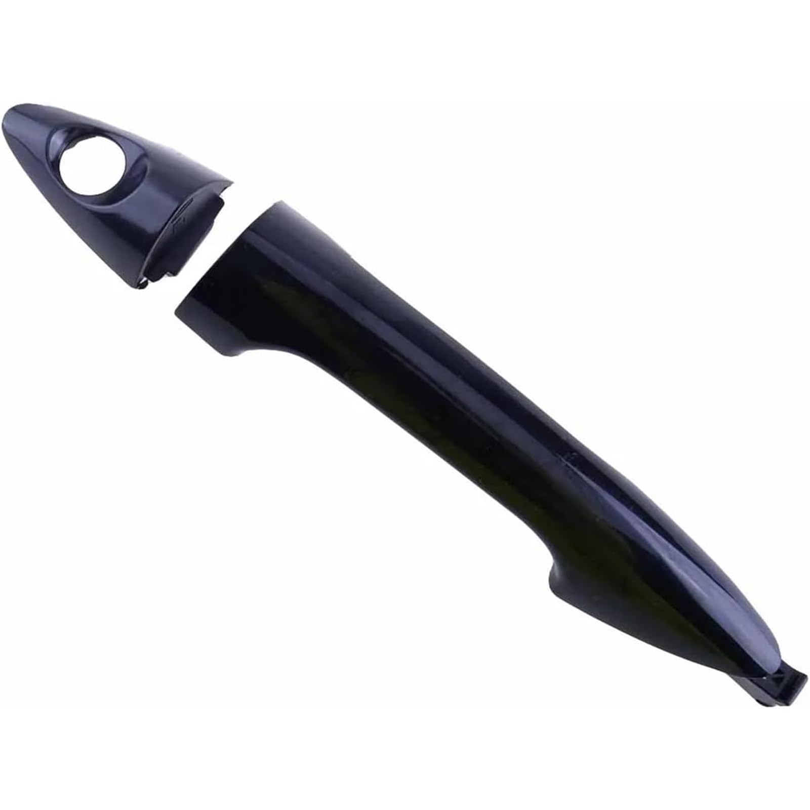 Poignée de porte gauche extérieure de rechange avec clé ABS noir pour remplacer 82651-1R000