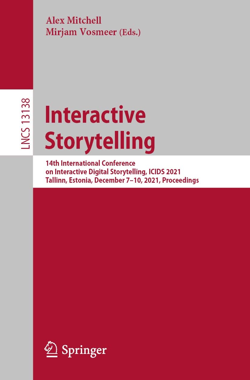 Interactive Digital Storytelling ICIDS 2021 résoudre le manque de sources pour thèses en narration