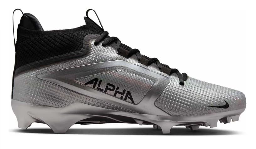 Image of Nike Alpha Menace 4 Elite Football Cleats (FD7036-600, University Red /Team Red /Black /White)