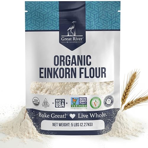 Great River Milling Organic Einkorn Flour | Ancient Whole Wh...