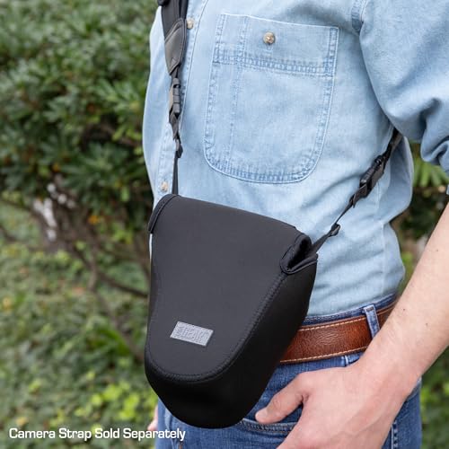Funda para cámara USA Gear para SLR medianas negro miniatura 5