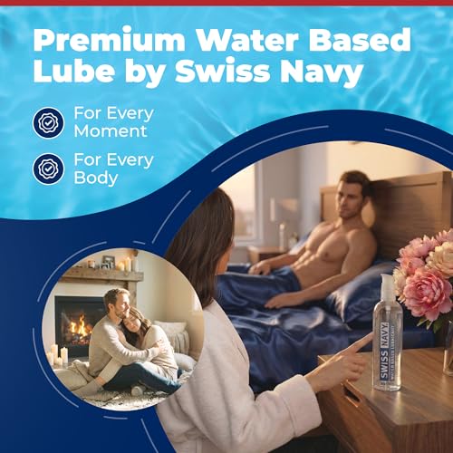 Image of Swiss Navy Premium Water-Based Lubricant - 16 oz | Lubricating Gel for Men, Women & Couples - Toy Safe - Non-Staining Formula - Compatible with Latex & Condoms
