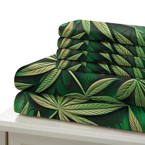 Housse de couette 3D palmier avec fermeture éclair pour literie saine - 6