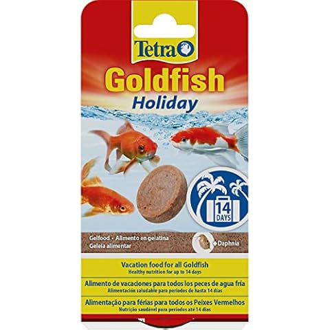 Tetra Goldfish Holiday - Holiday food for all goldfish, healthy nutrition for up to 14 days, 2 X 12 g gel food block Cover