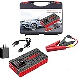 ジャンプスターター 12v 49800mAh大容量 ·収納ケース·エアーポンプ付き ジャンプスターター モバイルバッテリー機能 モバイルバッテリー 電動空気入れ 内蔵式スーパーキャパシタ 車緊急始動 LEDライト搭載 電源コード付き 車用エンジンスターター (シンプレックス・キット)