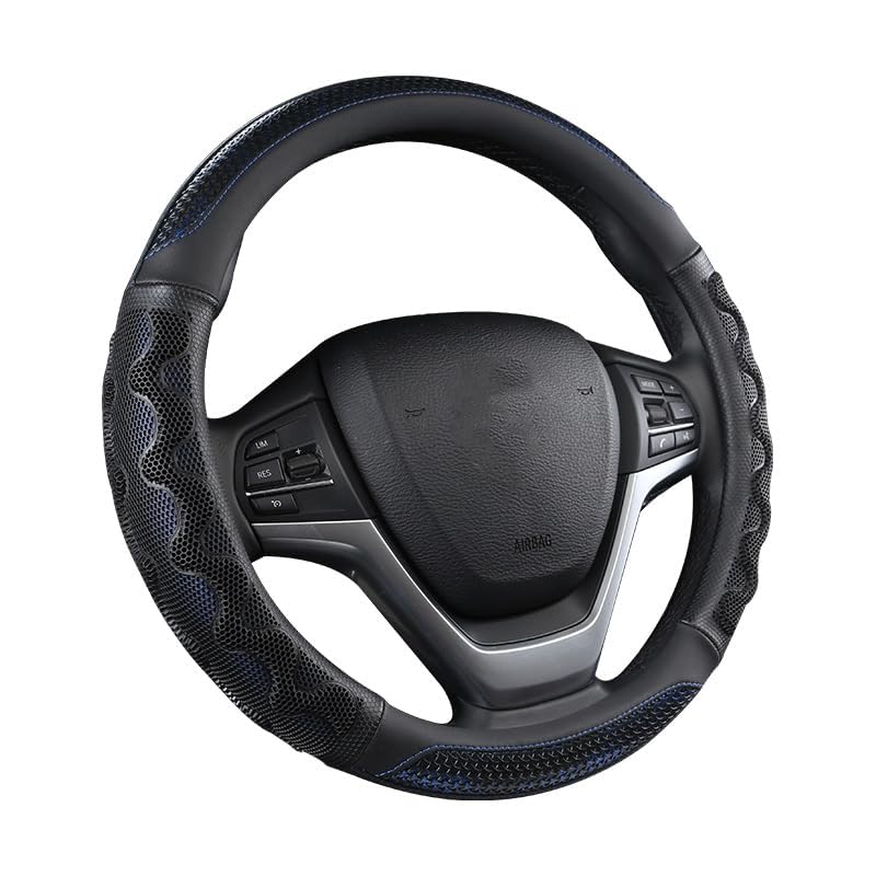XHRING Car Steering Wheel Cover for Ford Fusion Mustang Bronco Bronco Sport Ranger Maverick Edge Explorer Escape Focus — view 7