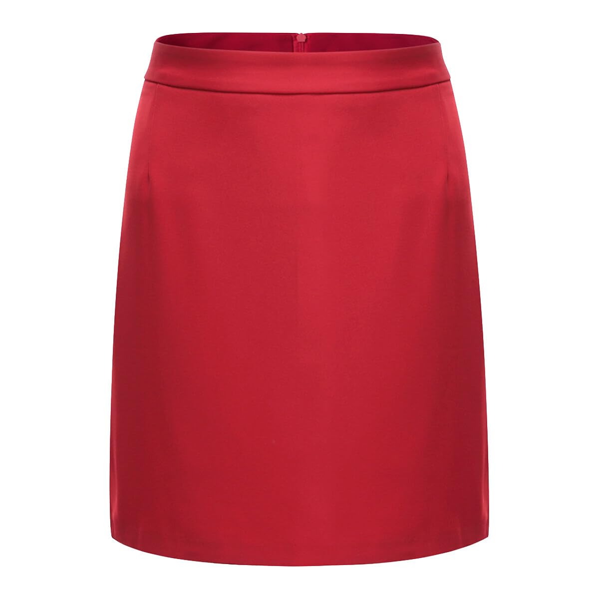 Ensemble de 2 pièces pour femme avec jupe de bureau et blazer et jupe - rouge - Taille S