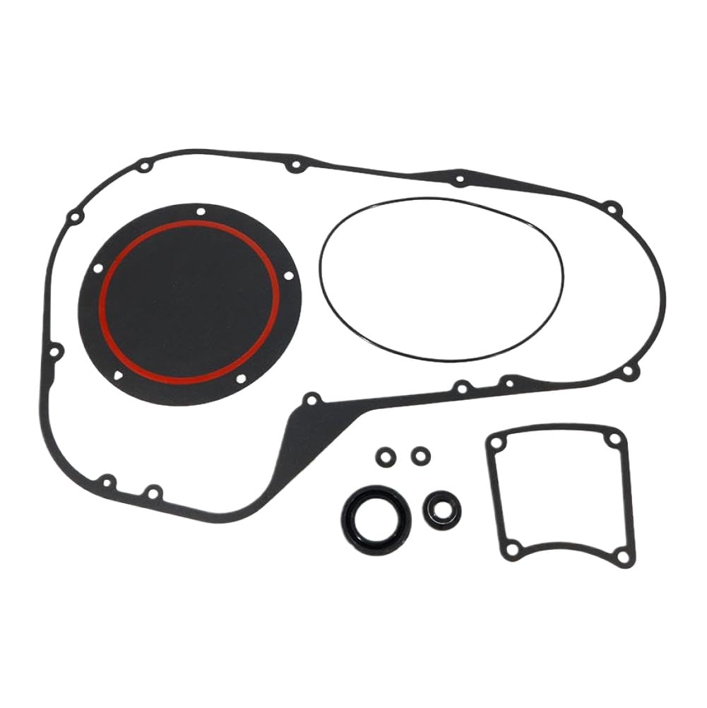 Clutch Primary Cover Gasket Kit Compatible with CVO Custom Electra Models - Replaces OEM 34901-94 34901-94C