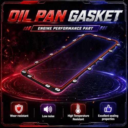 Image of 4.6L 5.4L V8 Oil Pan Gasket Fit for Ford F-150 E-350 1991-2015 OS30725R | Fit For F-150 Expedition Crown Victoria E-350 Explorer Navigator 4.6L 5.4L Oil Pan Gasket 1991-2015 OE OS30725R 3L3Z6710AA