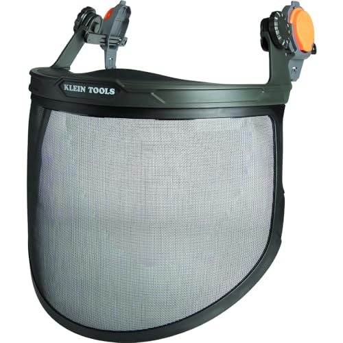 Klein Tools Steel Mesh Face Shield for Helmets