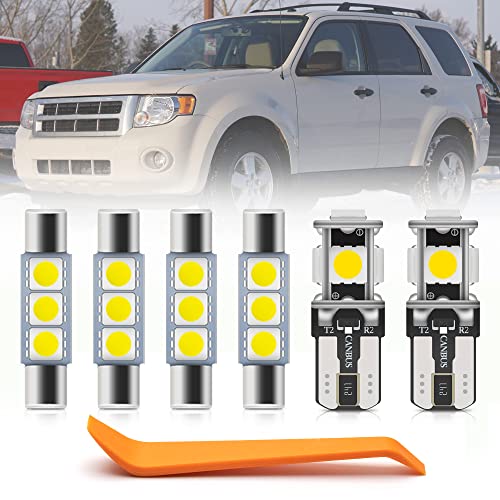 Kit 11 piezas luces LED interior para Ford Escape miniatura 1