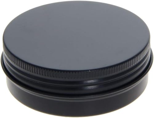 Vista 80 de Othmro Latas redondas de aluminio para tapas de metal, con tapa de rosca de 2.0 fl oz/2 onzas, 2.677 x 0.984 in (D* H) contenedores de aluminio