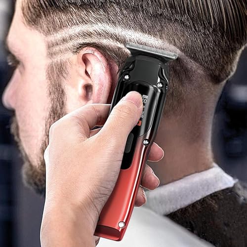 Cortacésped eléctrico recargable Tipo-C compacto para el cuidado capilar del hombre en casa 3