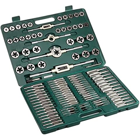 Juego de herramientas para roscar Mannesmann M53255 de 110 piezas Cover