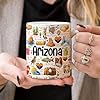Lotacy Arizona Symbols Colorful Coffee Mug, Ceramic 11 oz, Arizona Souvenirs and Gifts Men And Women #3