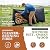 Oyza - Firewood Rack Cover, Heavy Duty 600D Oxford, Waterproof Outdoor Cover for Wood, with Tie Downs, Velcro, Handles, and Ventilation (8 FT)
