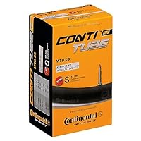 Continental Mountainbike Presta-Ventil für 29-Zoll-MTB-Reifenschläuche, 1,75 bis 2,5, 2er Pack, Schwarz