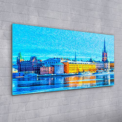 Image acrylique Stockholm 100x50cm pour habiller un grand mur vide