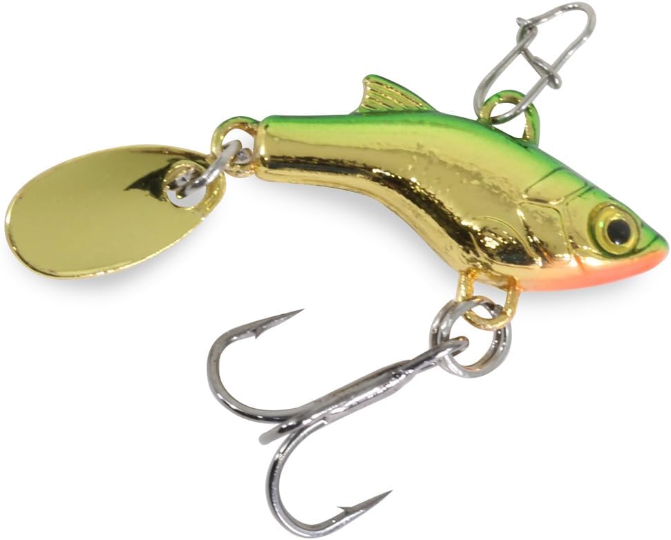 CLAM Tikka Flash Spoon – Ice Fishing Lure | Flash & Flutter Action, Realistic Profile for Crappie, Perch, Bluegill & Gamefish