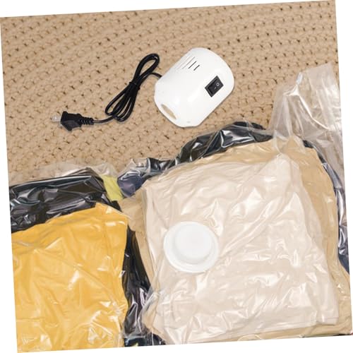 Bomba de vacío eléctrica SOLUSTRE para bolsas de almacenamiento, presión simple para extracción de aire, maximiza el espacio de almacenamiento miniatura 5