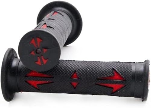 HTTMT - (78 pulgadas en ambos lados) Universal ATV y PWC Rubber Comfort Grips- Rojo Compatible con empuñaduras de motocicleta de 78" en ambos lados